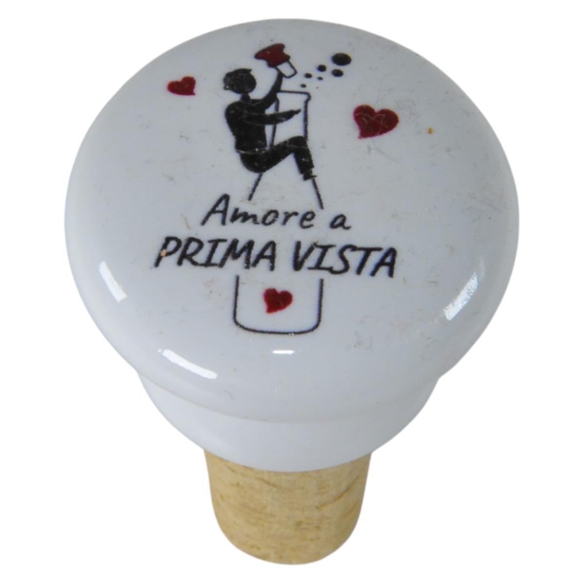 Tappo Ceramica Sughero con Scritta 6 Modelli