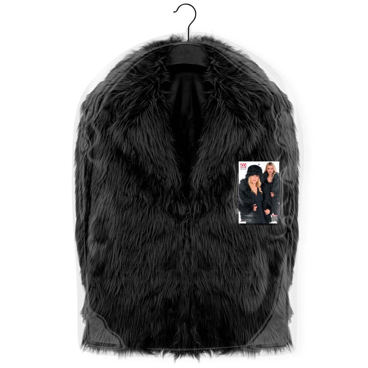 Giacca Disco Pelosa Nera |Donna_TN_09923