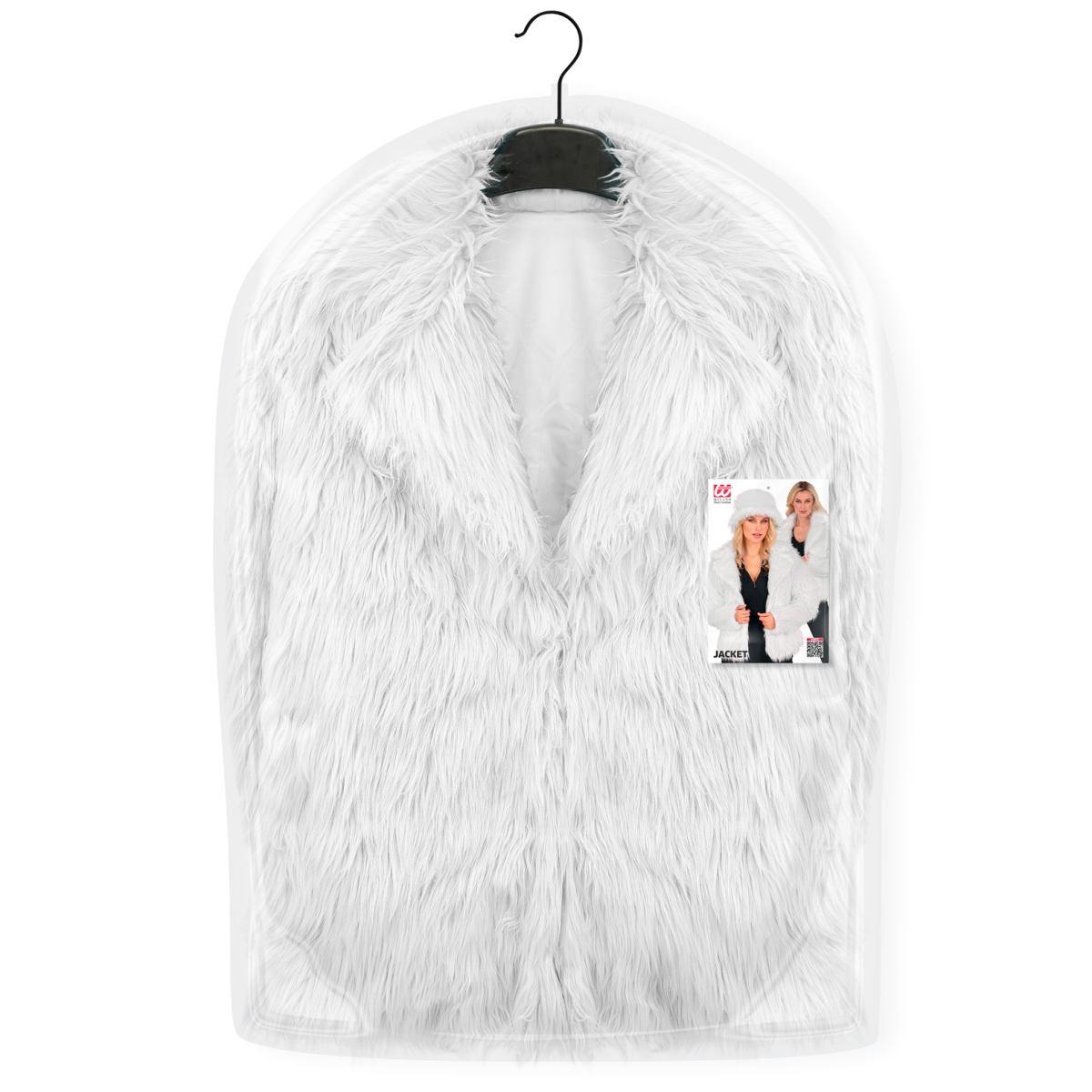 Giacca Disco Pelosa Bianca |Donna_TN_09919