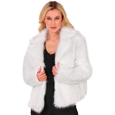 Giacca Disco Pelosa Bianca |Donna_TN_09919