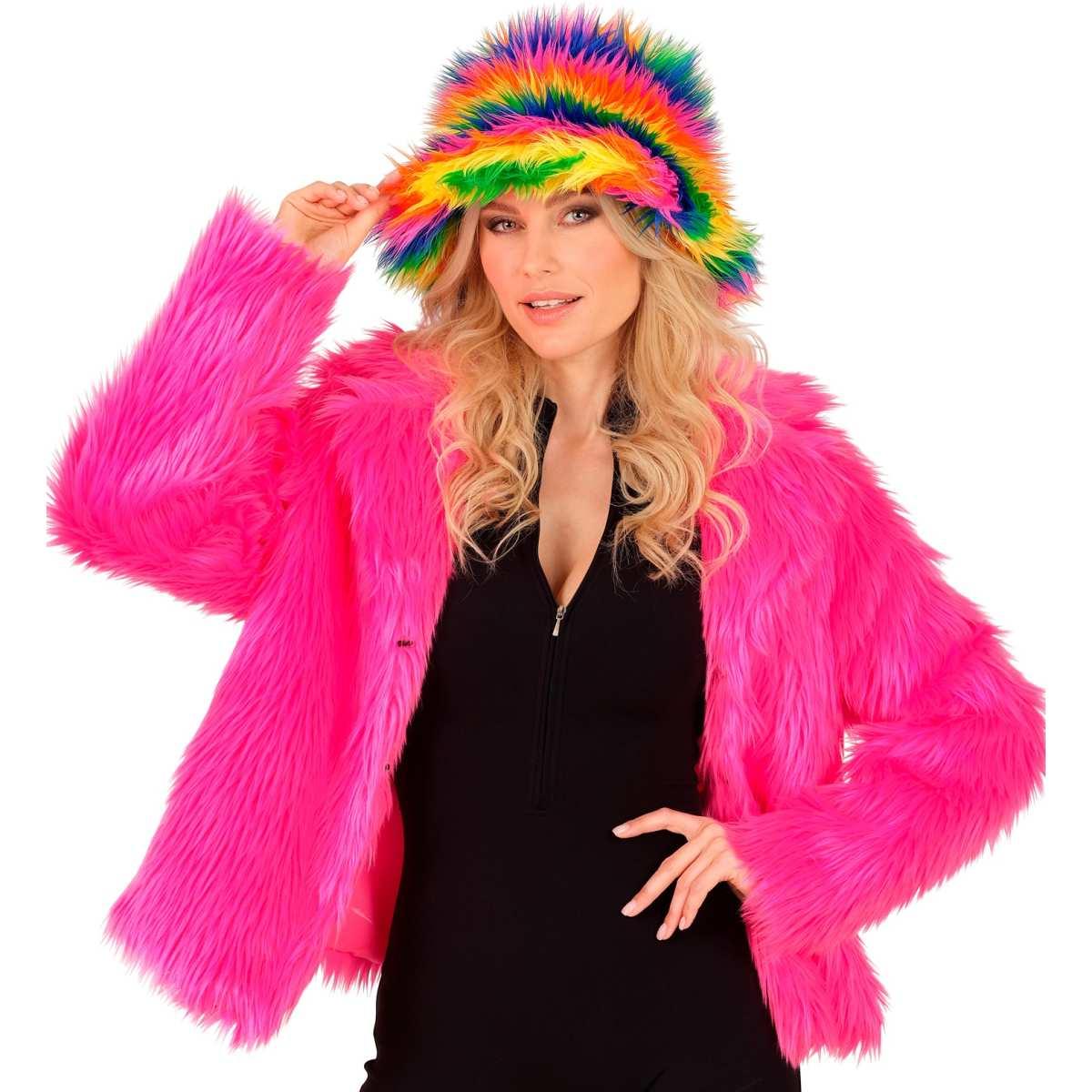 Giacca Disco Pelosa Rosa |Donna_TN_09922