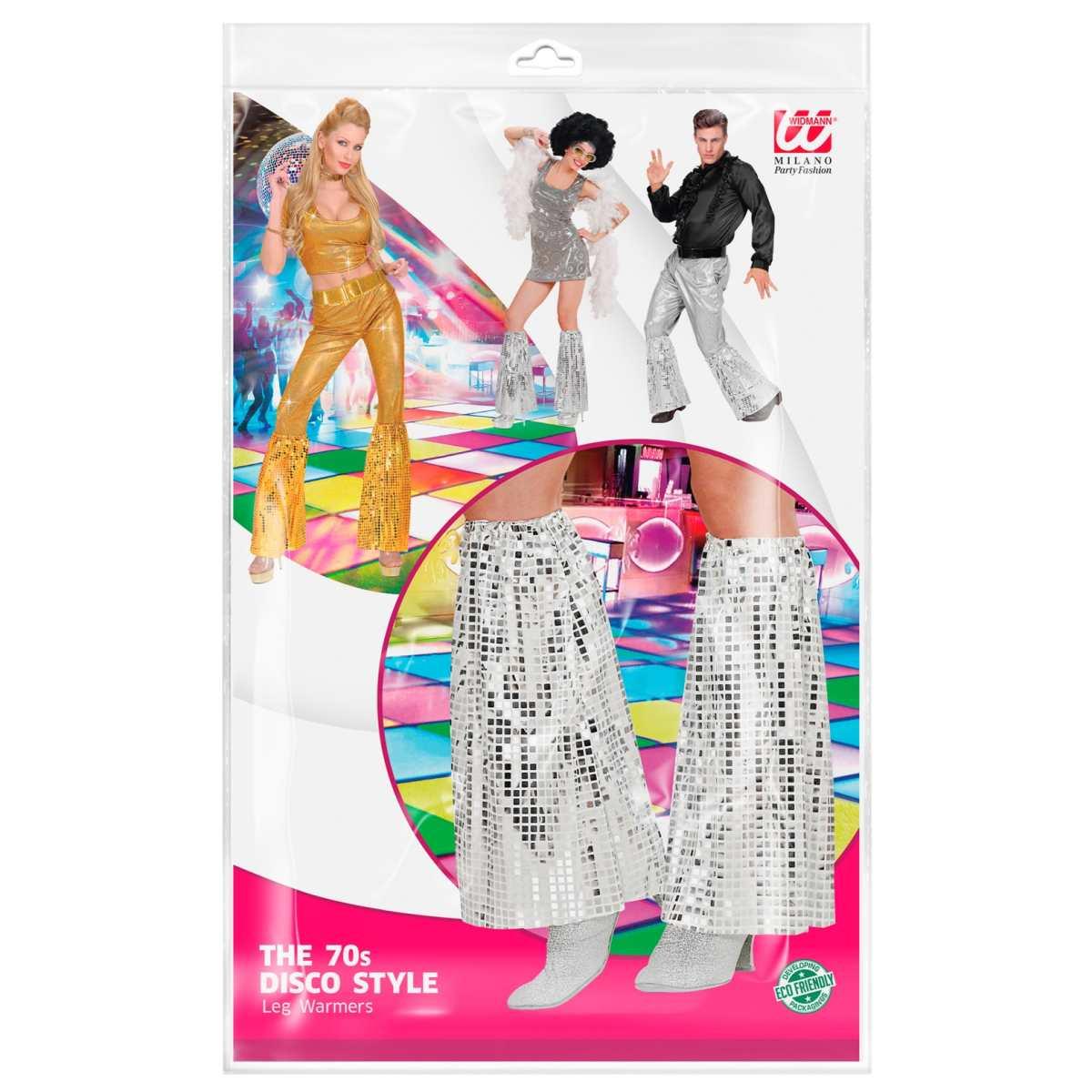 Scaldamuscoli Disco Argento con Paillettes |_415