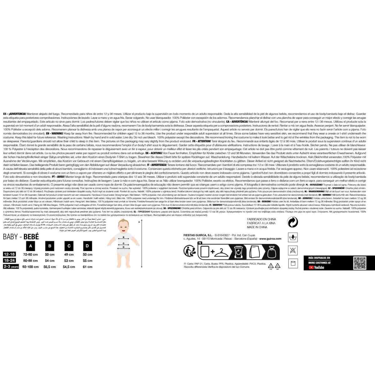 Costume Volpe |Neonato TD_04526