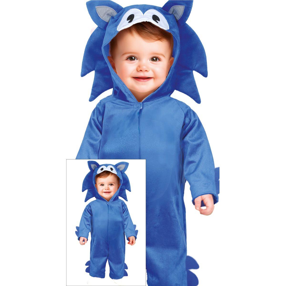 Costume Sonic Riccio Blu |Neonato C1_01342