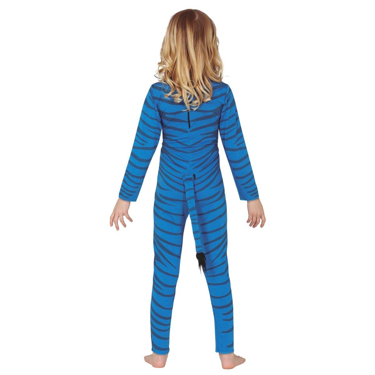 Costume Avatar Felino Blu |Bambina _TD_04592