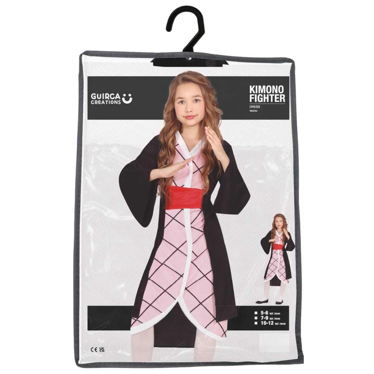 Costume Lottatore Ninja Kimono |Bambina_L1_10051