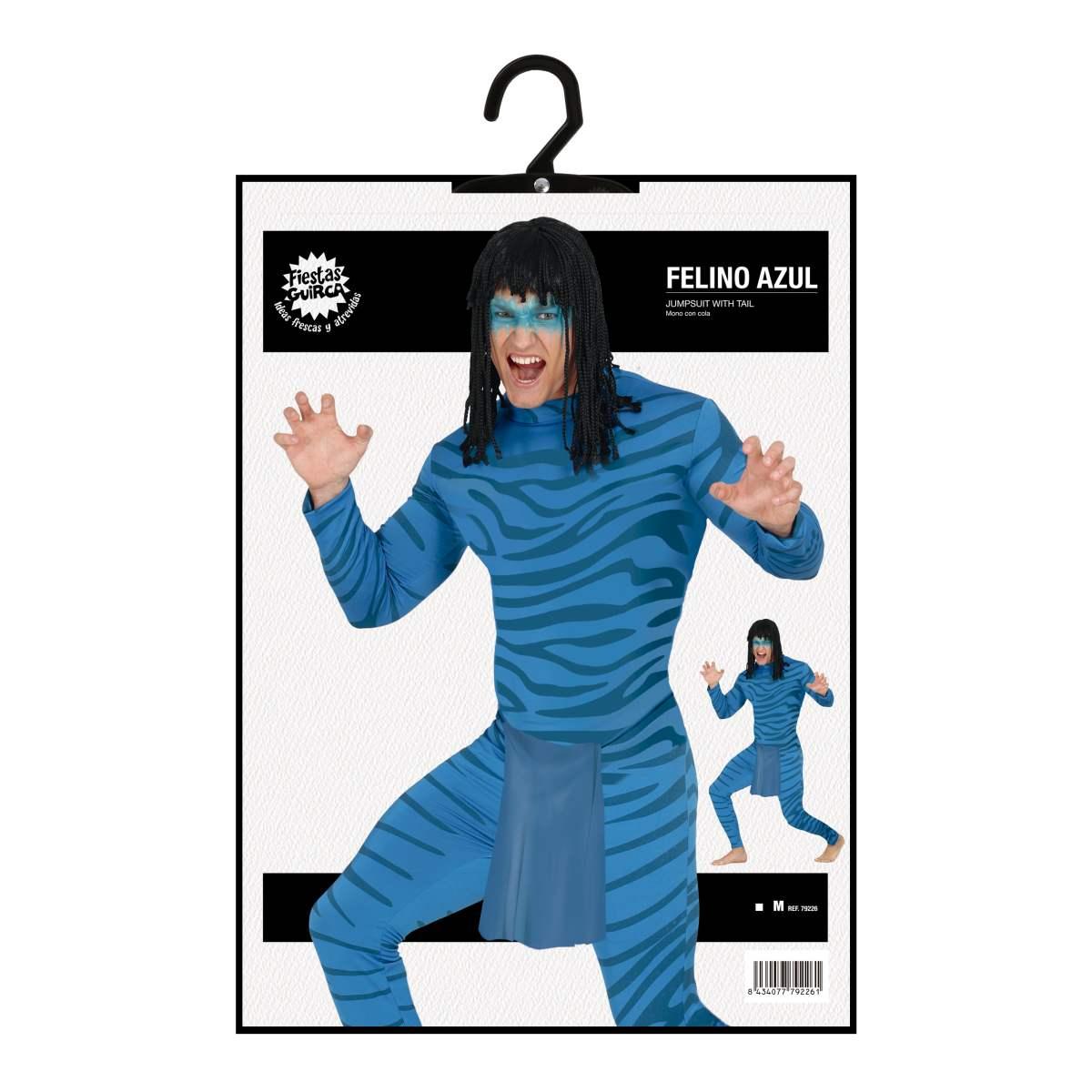 Costume Avatar Felino Blu |Uomo_G4_05909