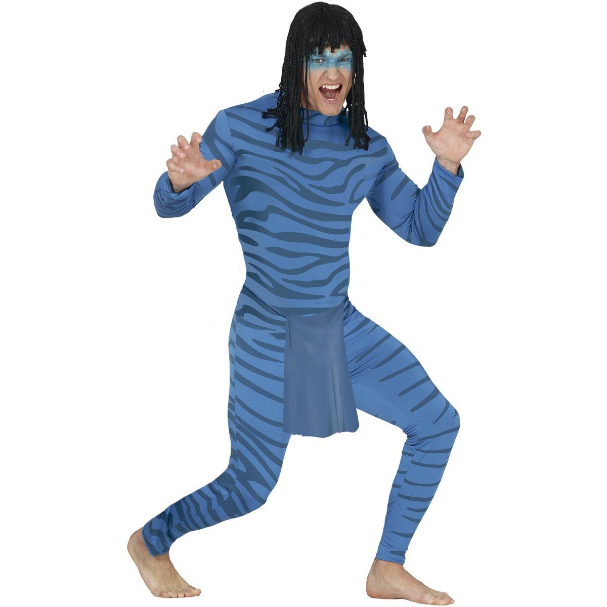 Costume Avatar Felino Blu |Uomo_G4_05909
