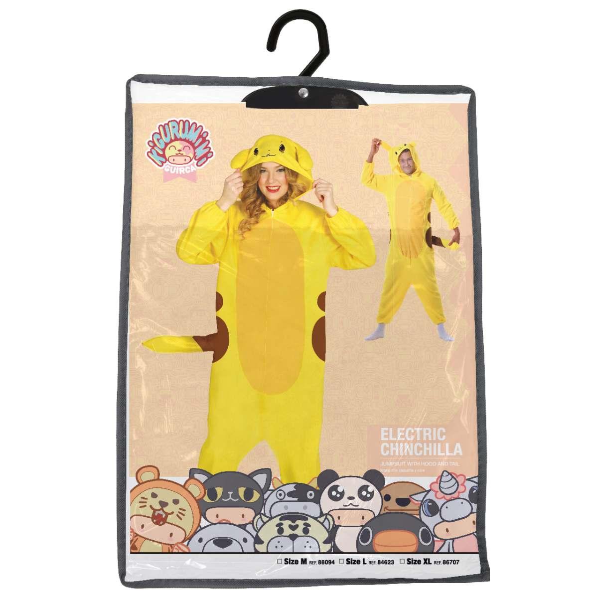 Costume Cincilla Pokemon Giallo |Donna_TN_09990