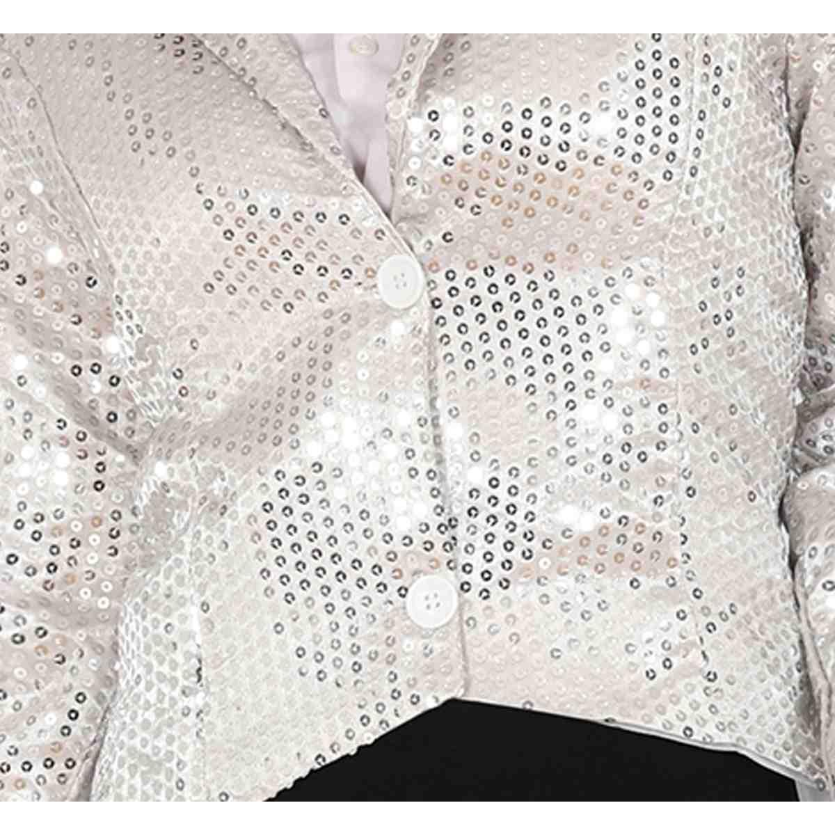 Costume Frac con Paillettes Argento |Donna_B4_00911