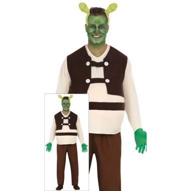 Costume Orco Verde Shrek |Uomo_E1_02903