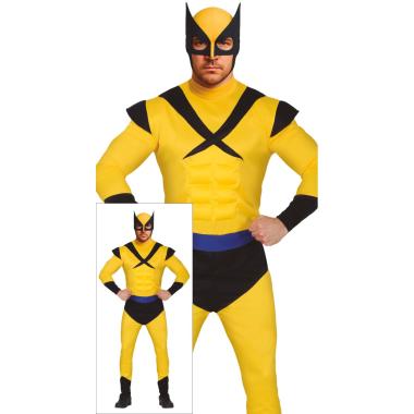 Costume Eroe Giallo Wolverine |Uomo_H4_08186