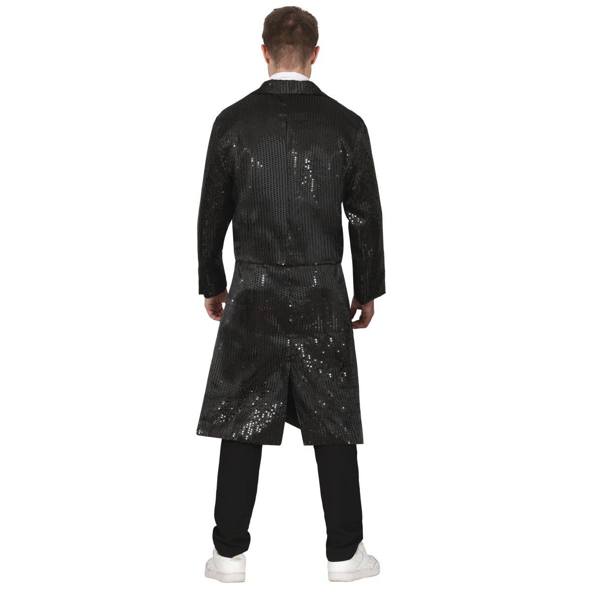 Costume Frac con Paillettes Nero |Uomo_H4_08009