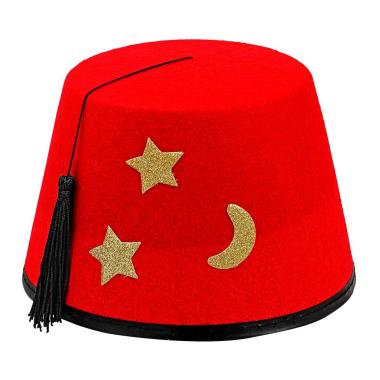 Cappello Feltro Turco Rosso |_011