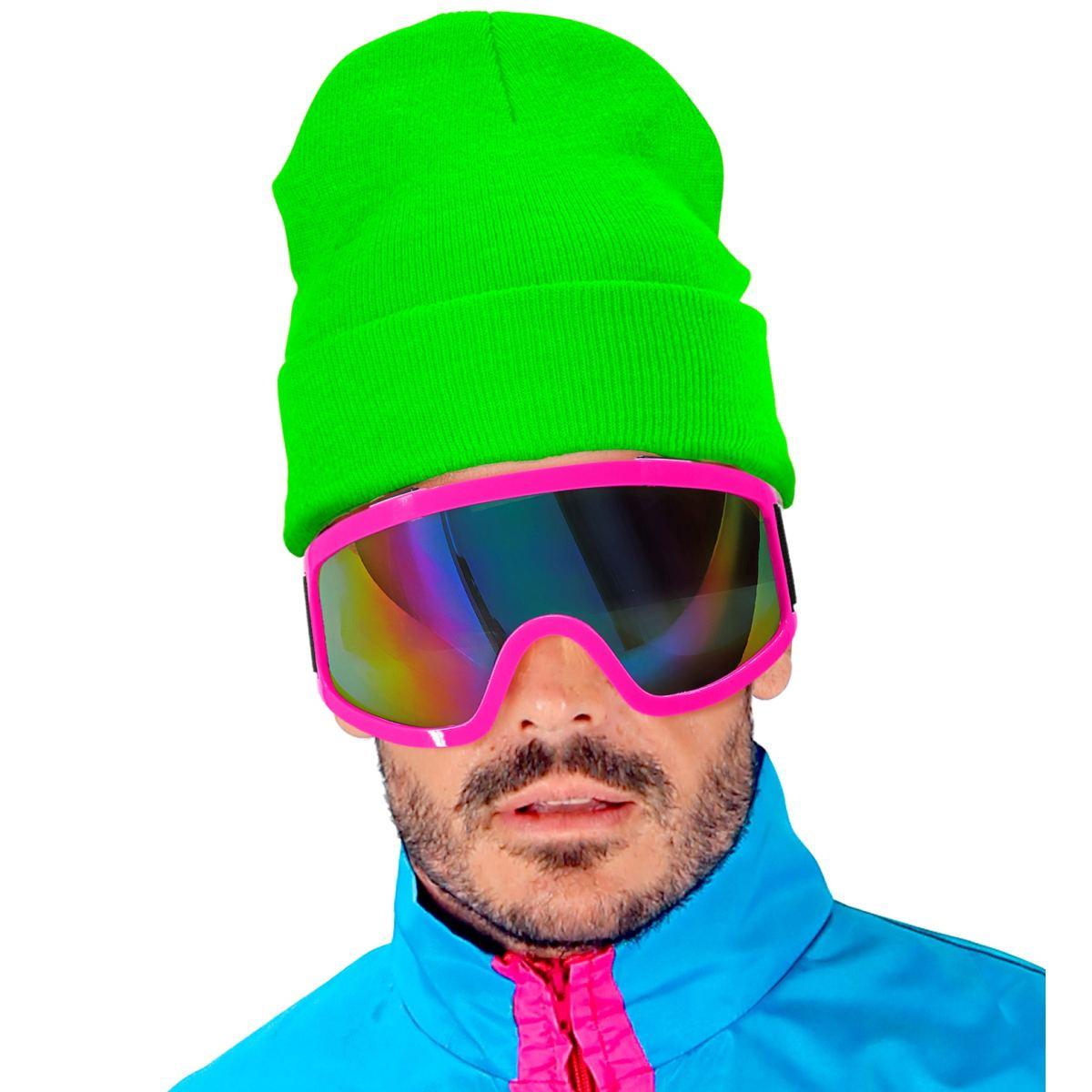 Cappello Berretto Verde Fluo Lana |_462