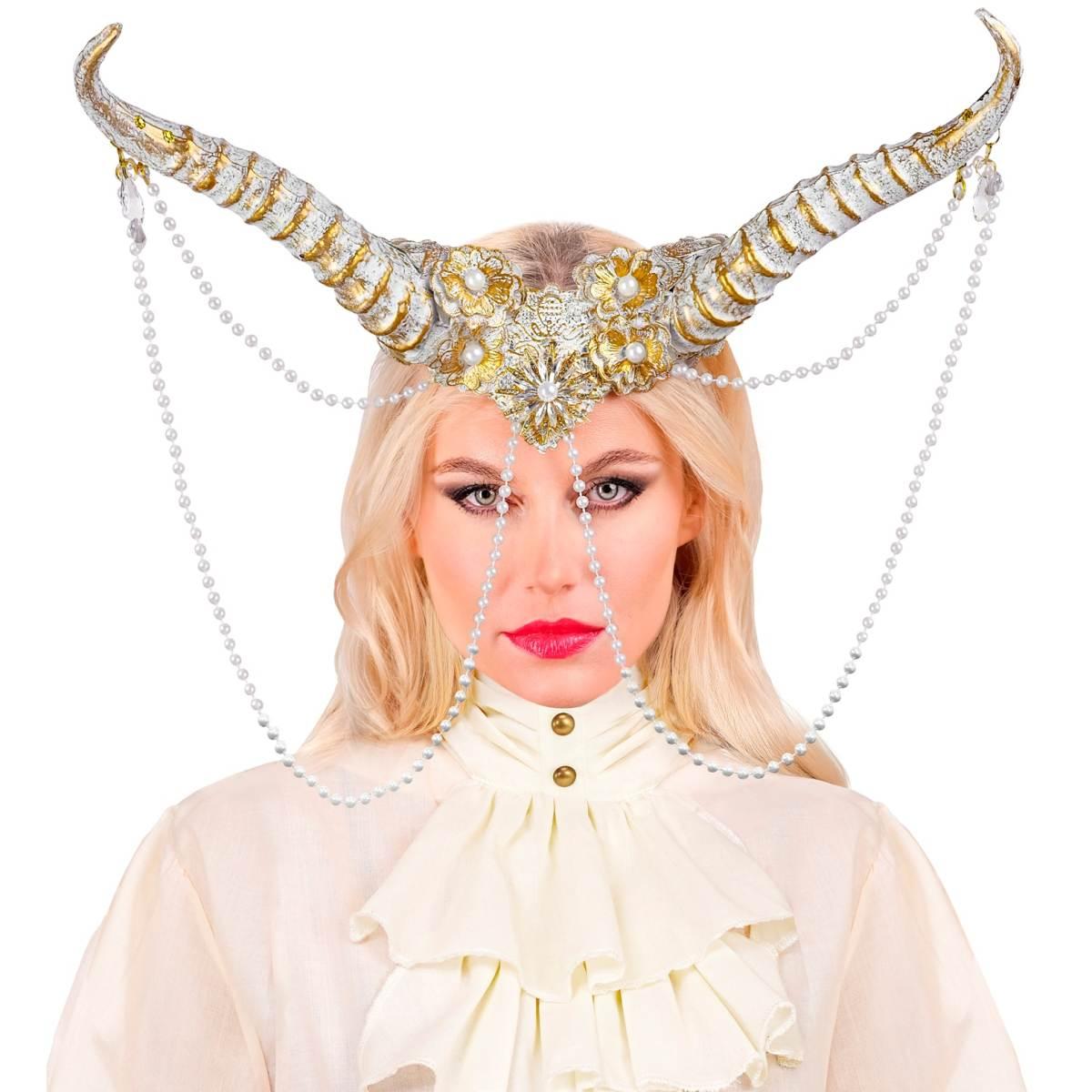 Copricapo Corna Bianche |_149