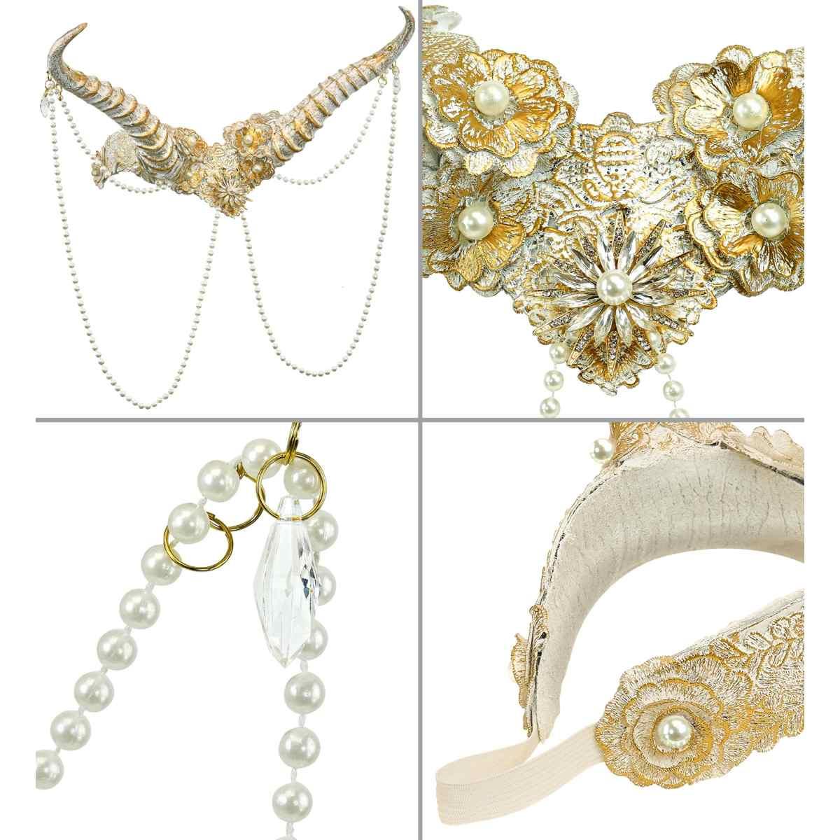 Copricapo Corna Bianche |_149