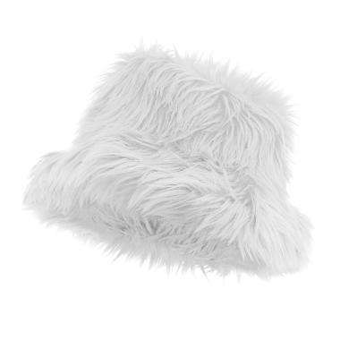 Cappello Pescatore Peluche Bianco |_016