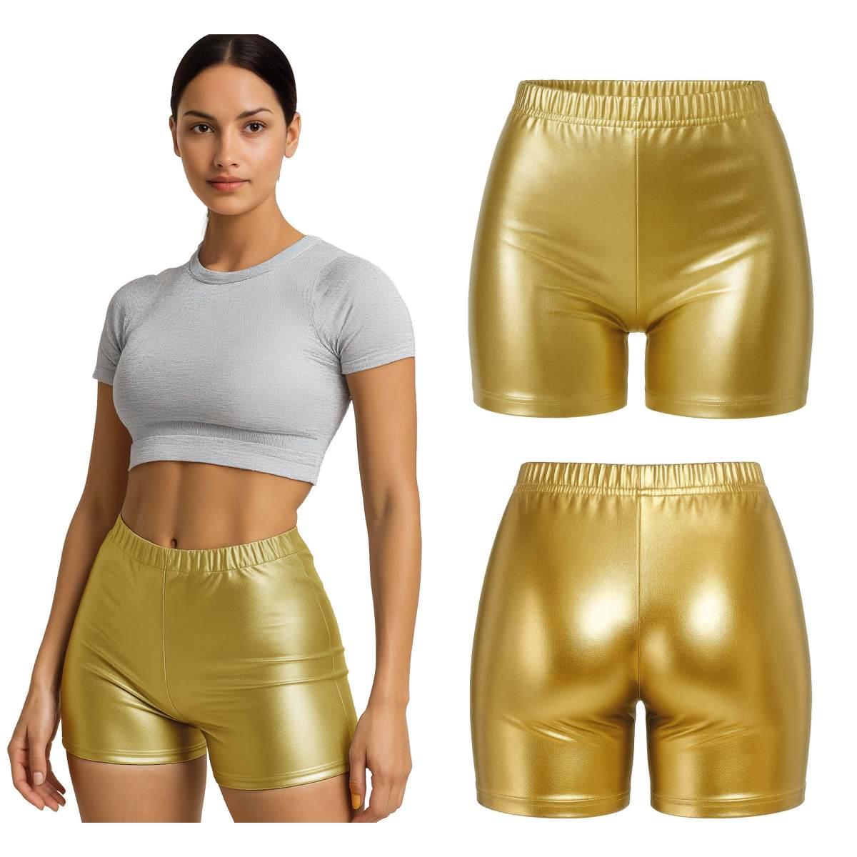 Pantaloncino Oro Metallizzato |Donna