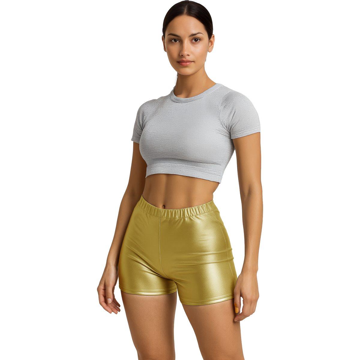 Pantaloncino Oro Metallizzato |Donna