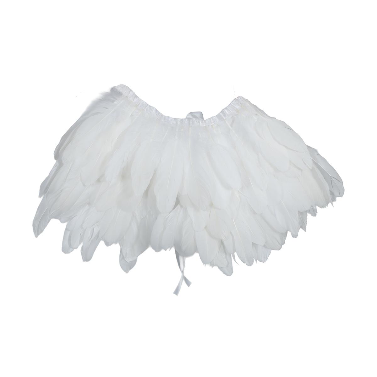 Coprispalle Piume Bianche cm.30x90 |_494