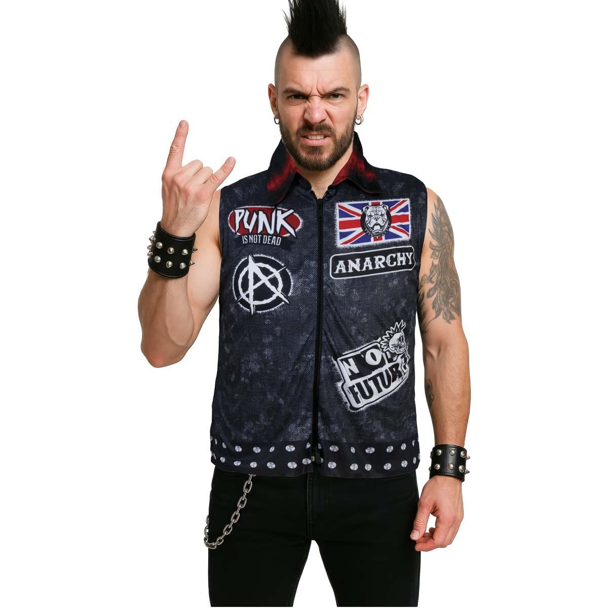 Costume Gilet Punk |Uomo