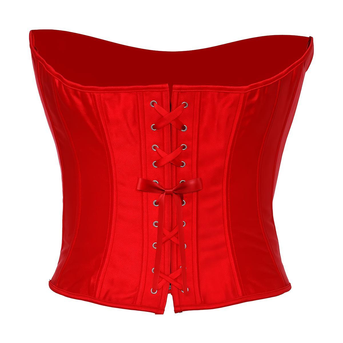 Bustino Corpetto Rosso |Donna