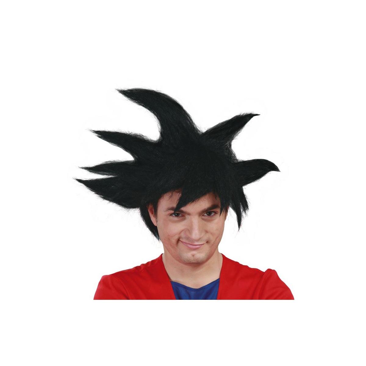 Parrucca Guerriero Dragon Ball Nera |_238