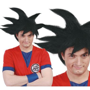 Parrucca Guerriero Dragon Ball Nera |_238