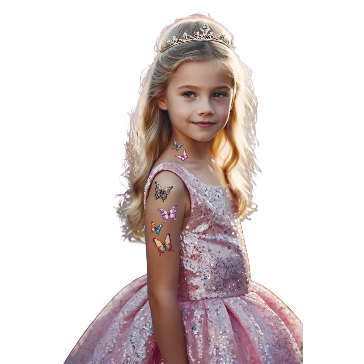 Tatuaggi Rimovibili Corpo Farfalle |_712