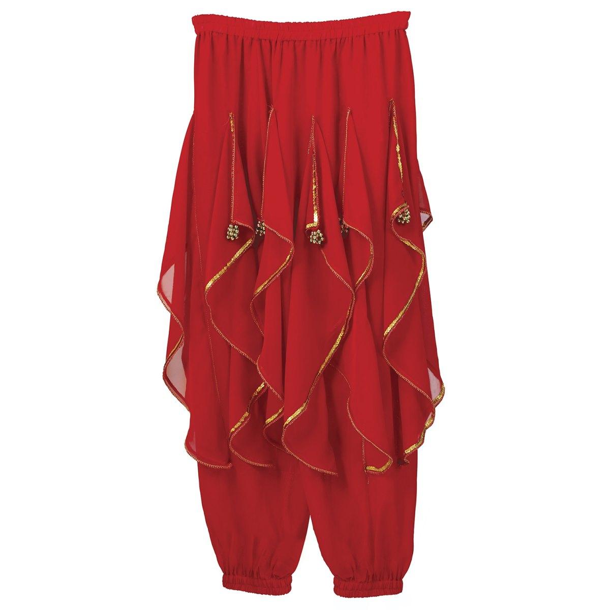 Pantalone Odalisca Danza del Ventre Rosso |Donna