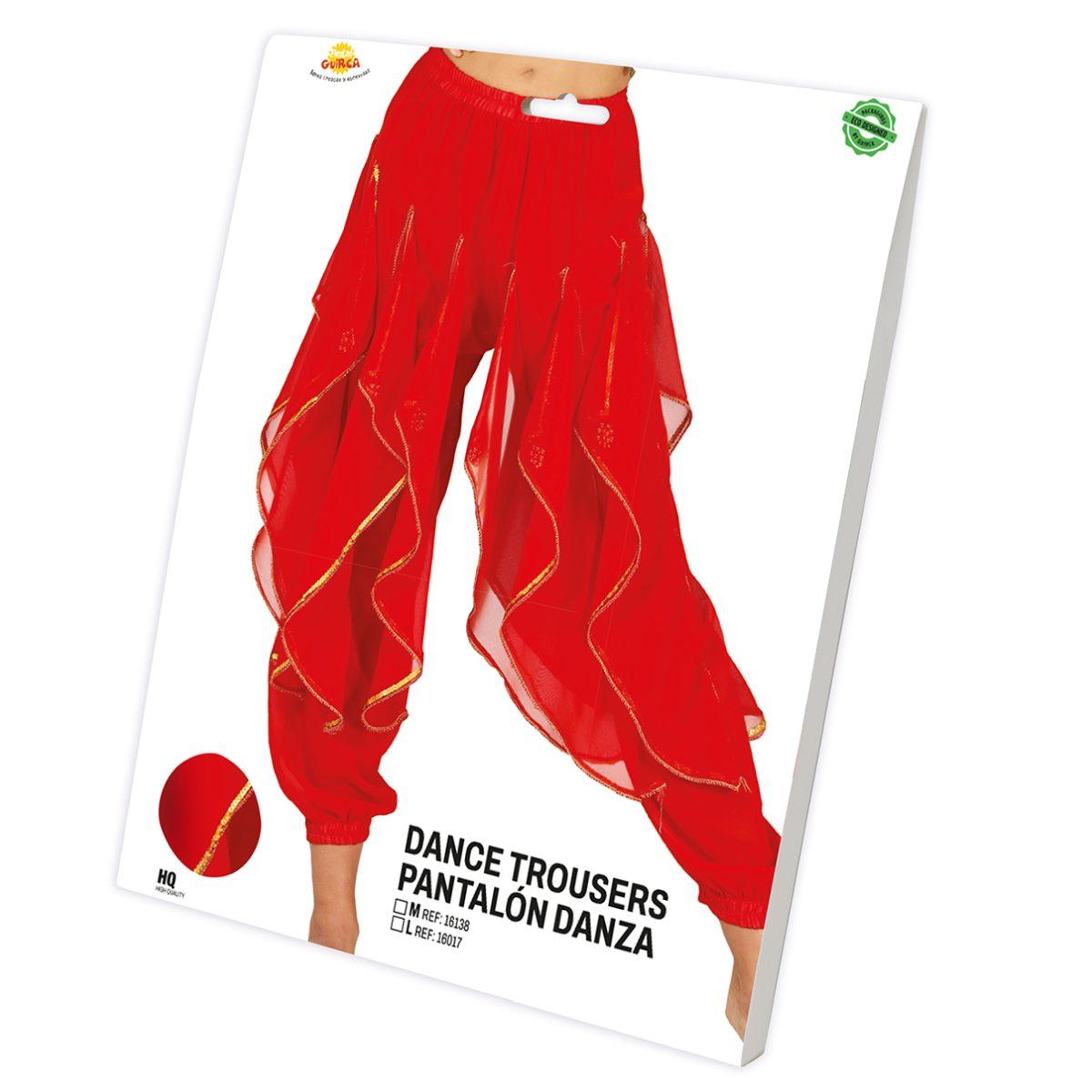 Pantalone Odalisca Danza del Ventre Rosso |Donna