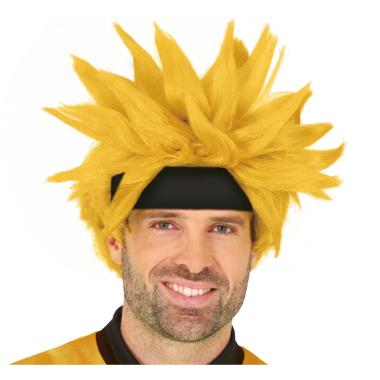 Parrucca Gialla Manga Corta |_977
