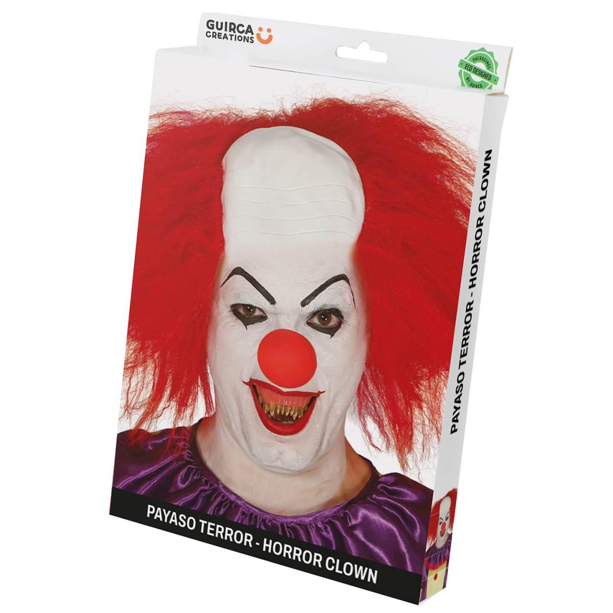 Parrucca Clown Clown Rossa con Pelata |_939