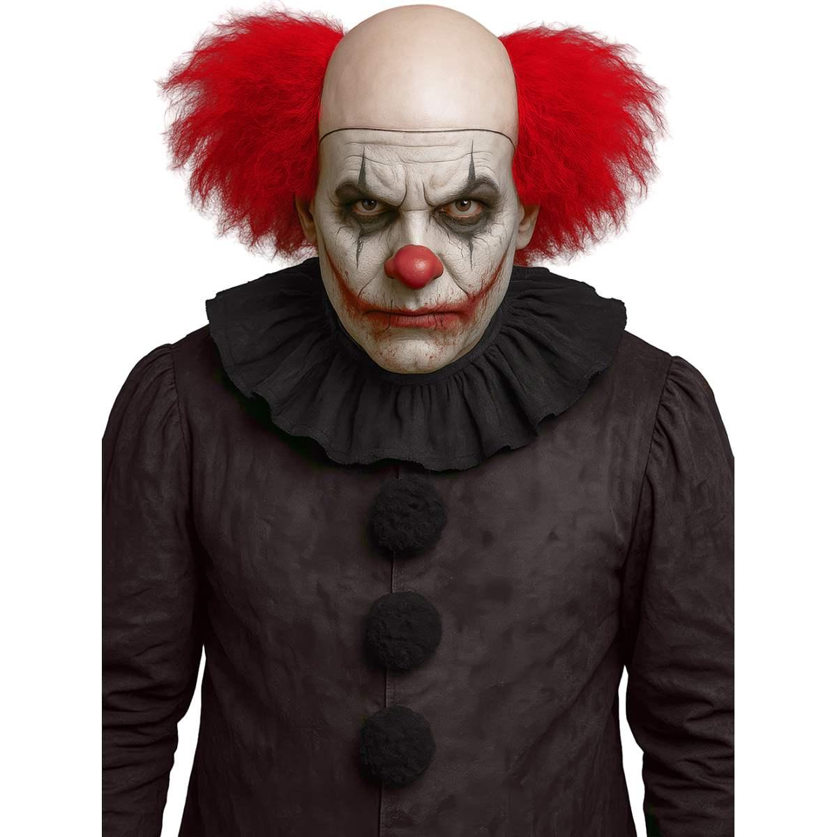 Parrucca Clown Clown Rossa con Pelata |_939