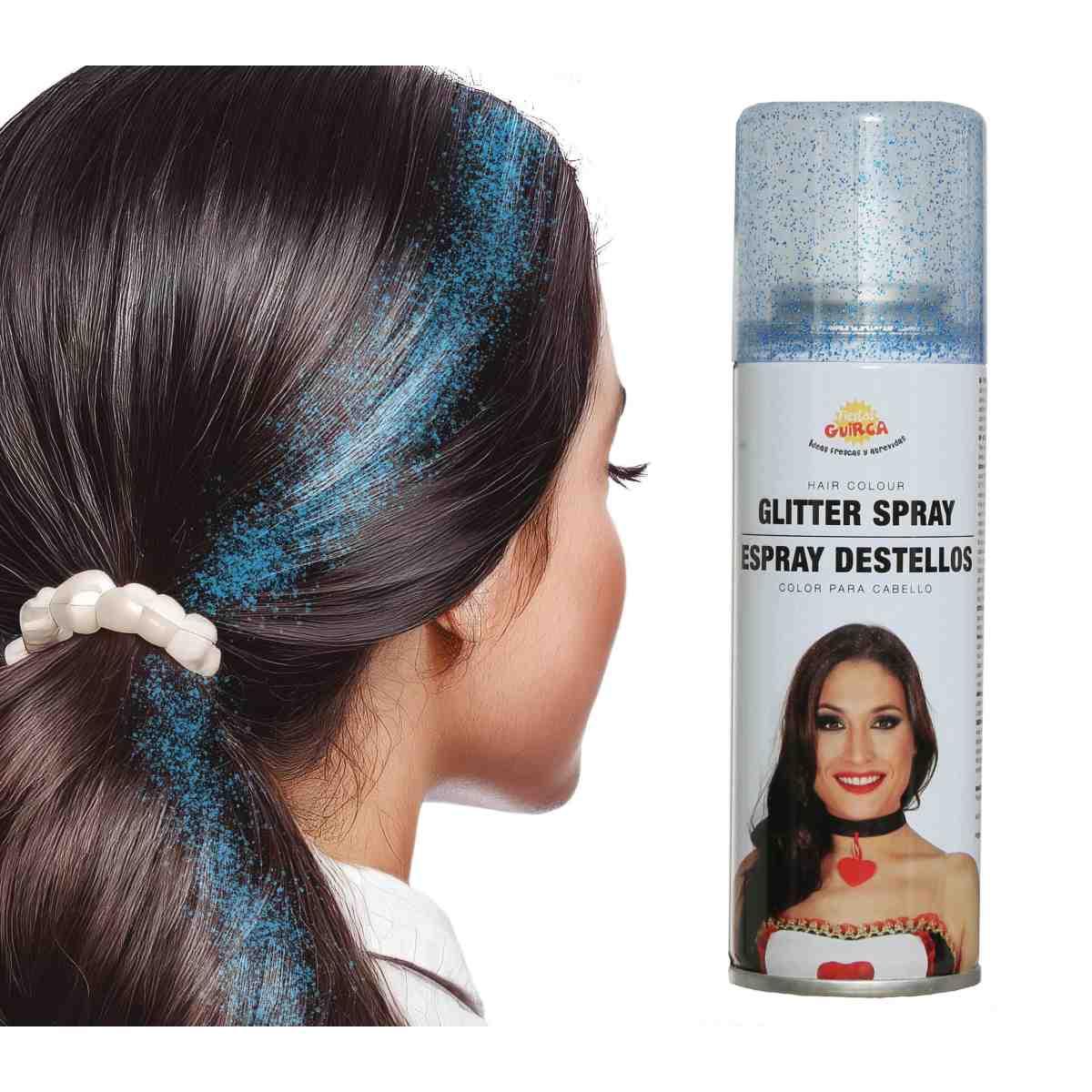 Spray Capelli Glitter Blu ml.125 |_007