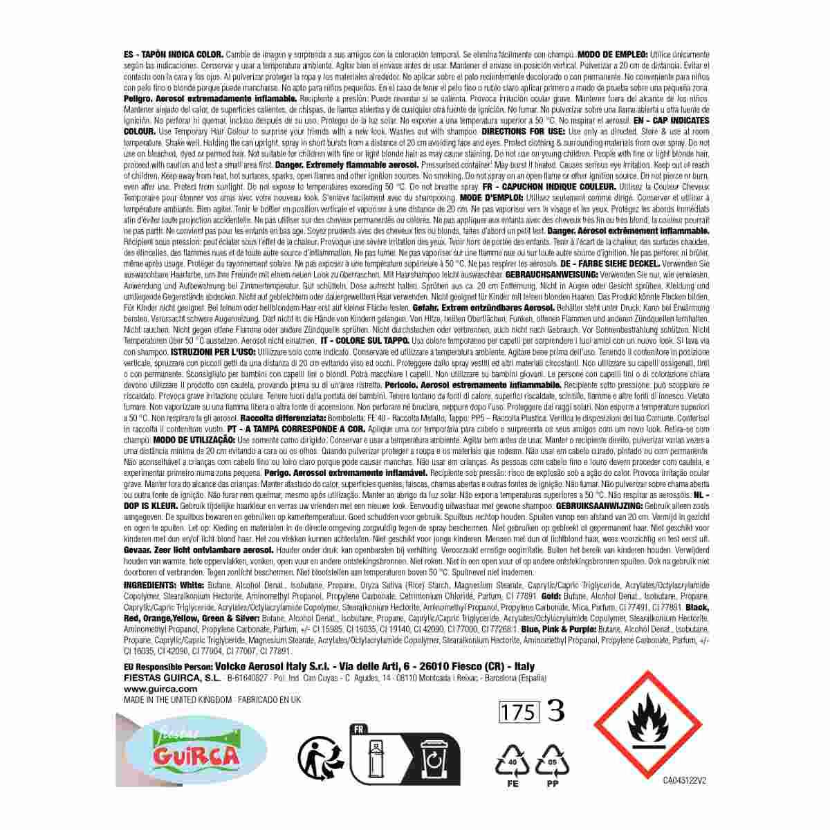 Spray Capelli Bianco ml.125 |_113