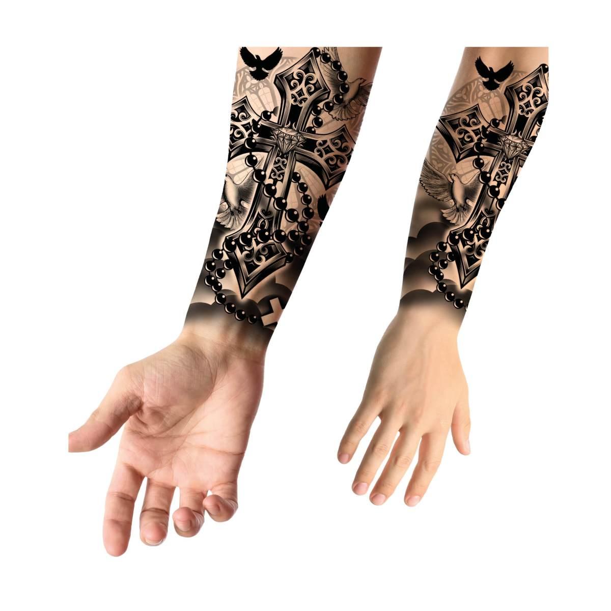 Tatuaggi rimovibili corpo croci