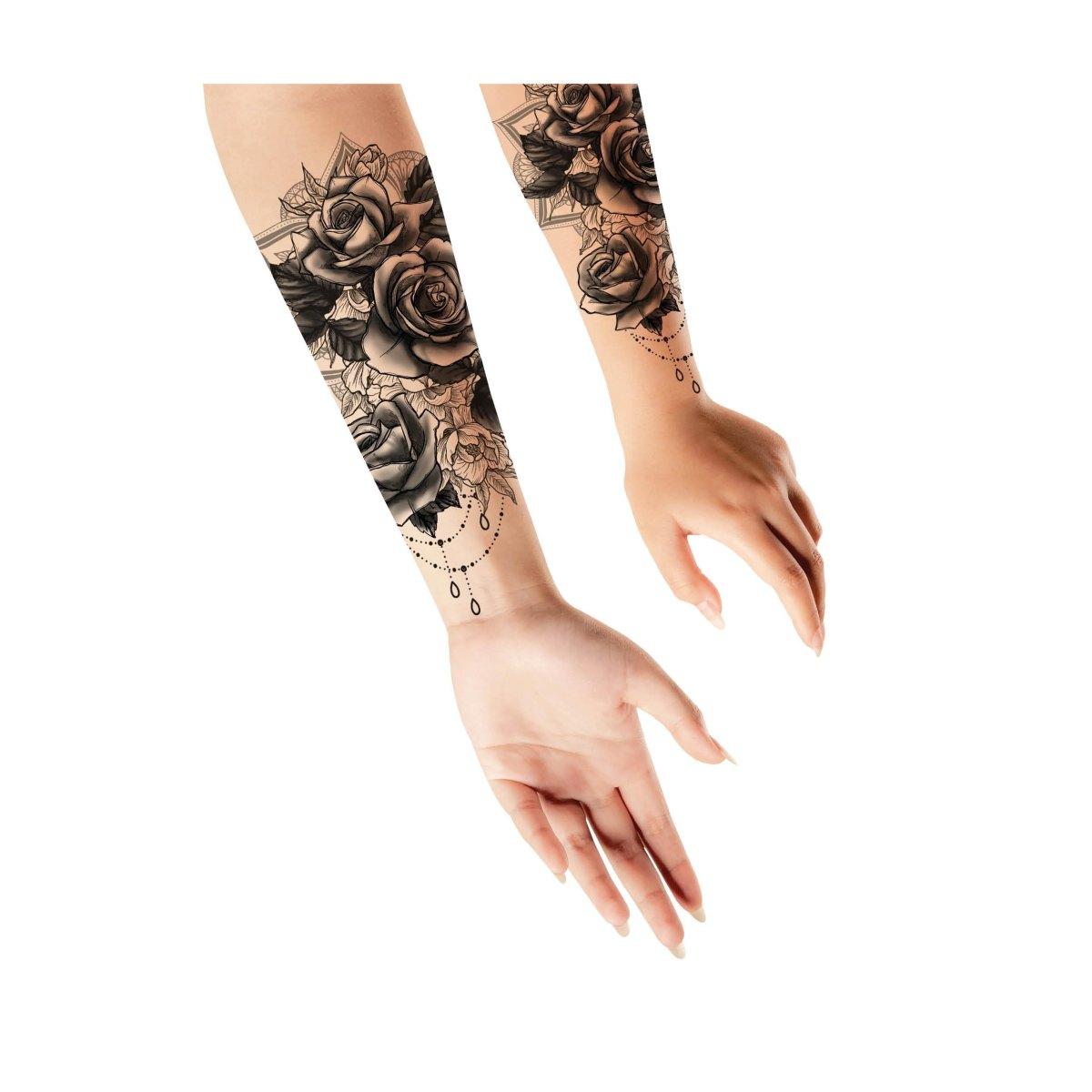 Tatuaggi Rimovibili Corpo Rose |_619