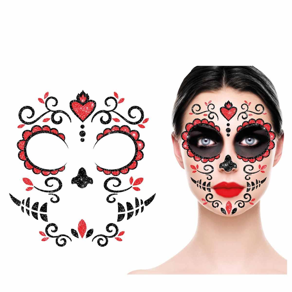 Tatuaggi Viso Rimovibili Catrina |_579