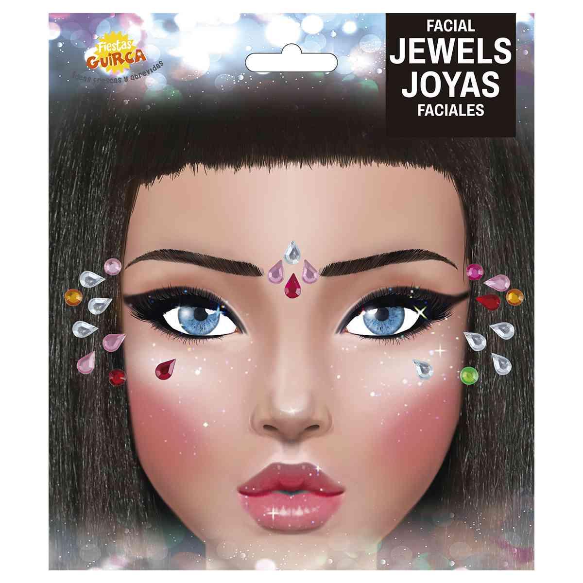 Tatuaggi Viso Rimovibili Gocce Multicolor |_791