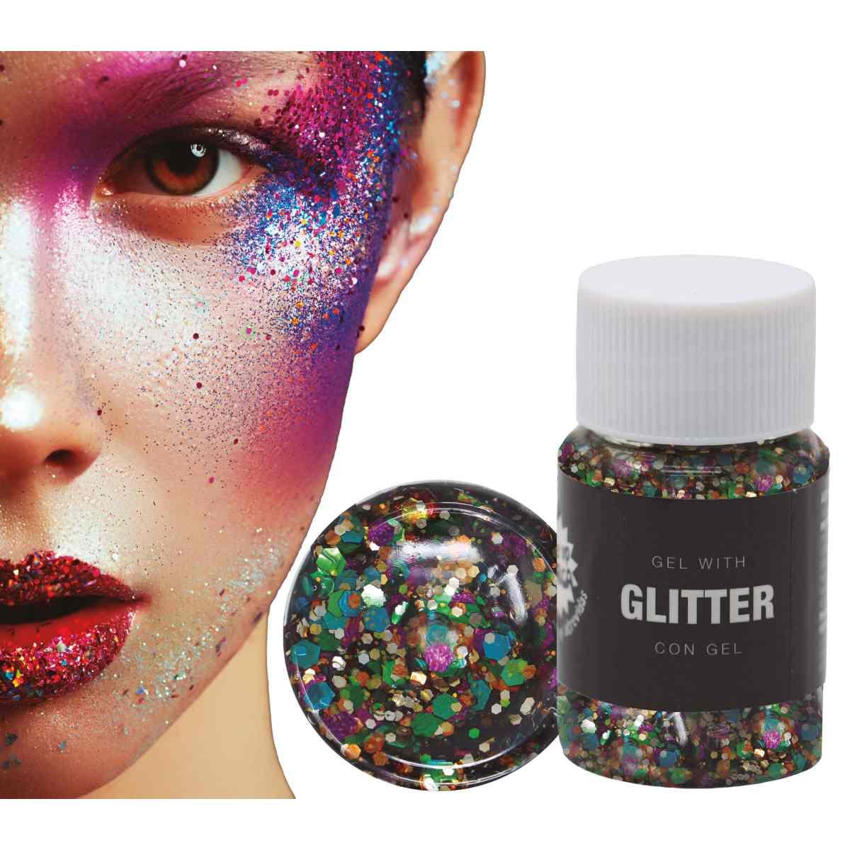 Trucco Gel Glitter Multicolor gr.20 |_023