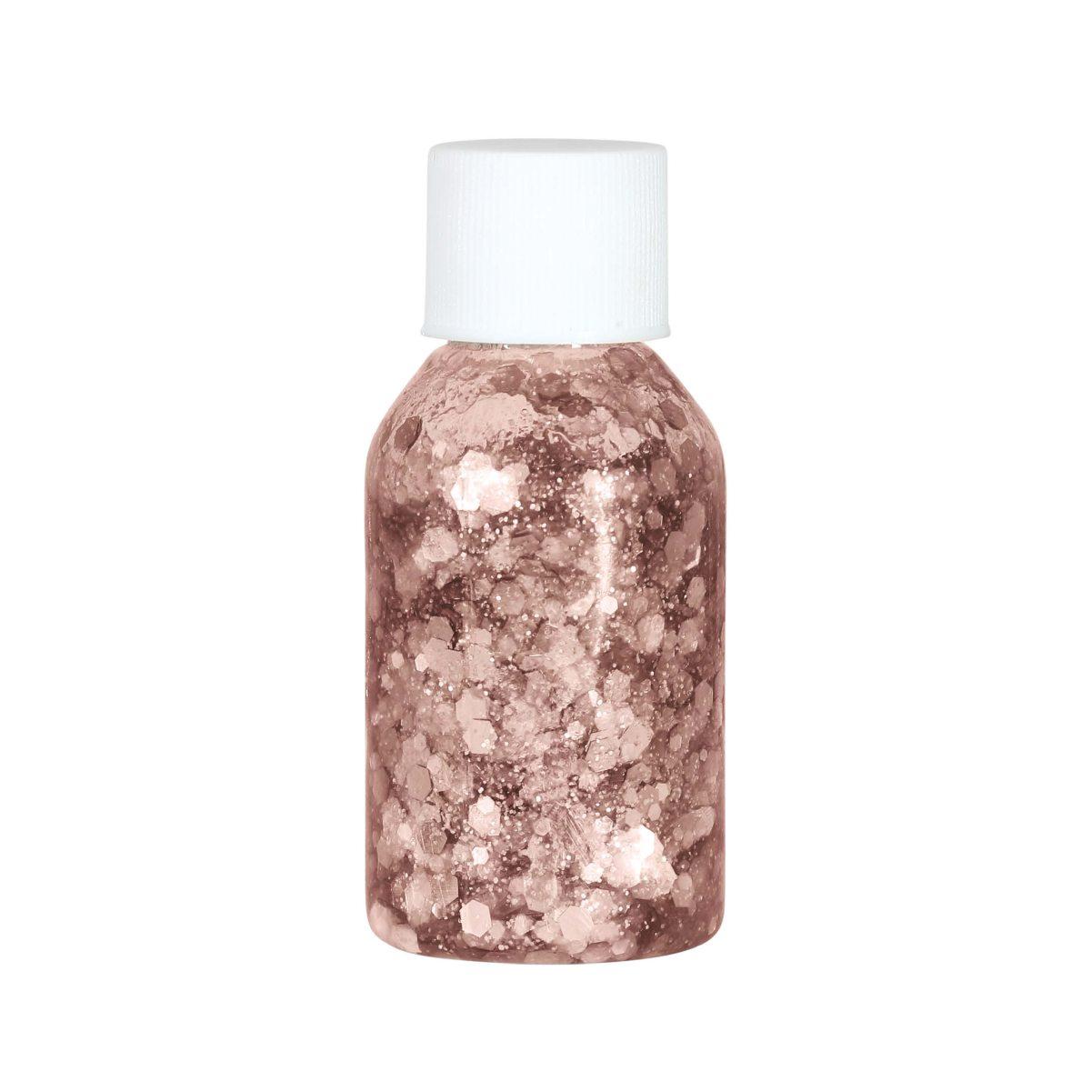 Trucco Gel Glitter Oro Rosa gr.20 |_030