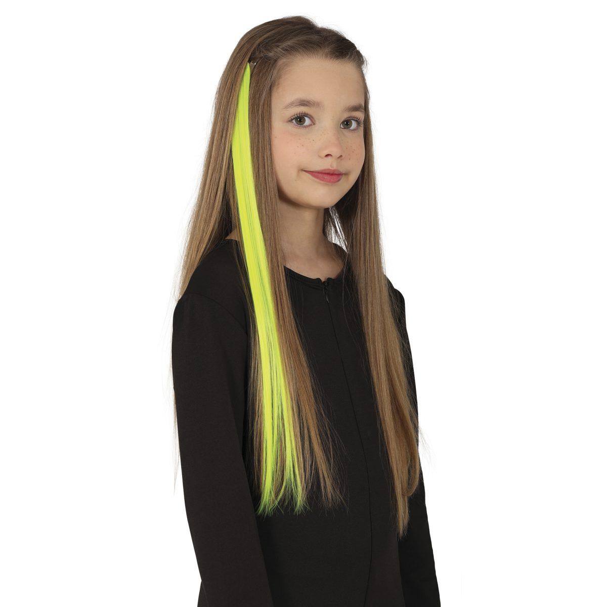 Estensione Capelli Gialle cm.50 pz.3 |_363