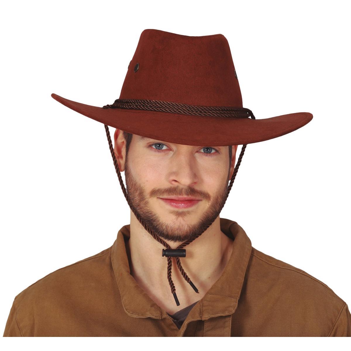 Cappello cowboy marrone