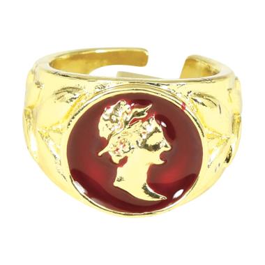 Anello Metallo Romano Oro con Stemma |_798