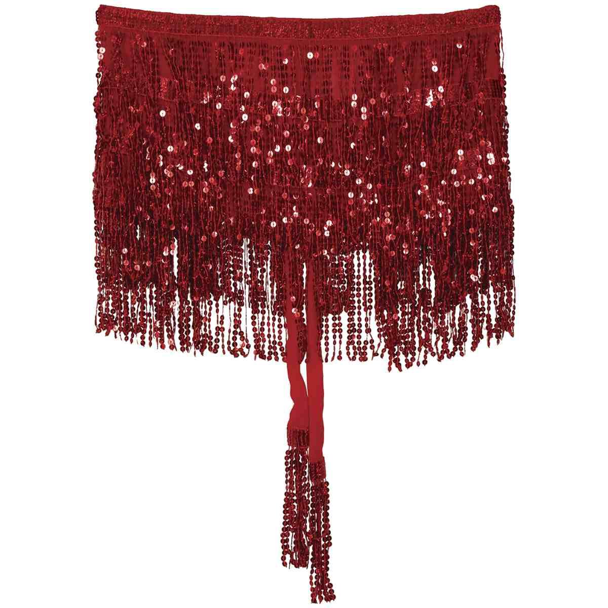 Gonna Rosso Paillettes |Donna