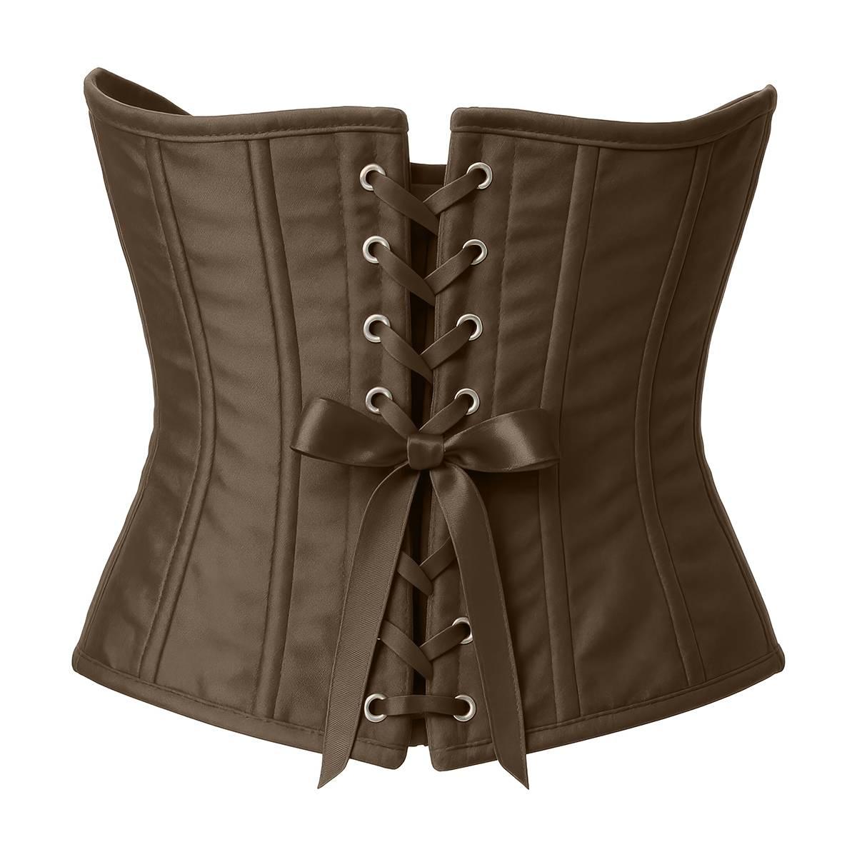 Bustino Corpetto Marrone |Donna