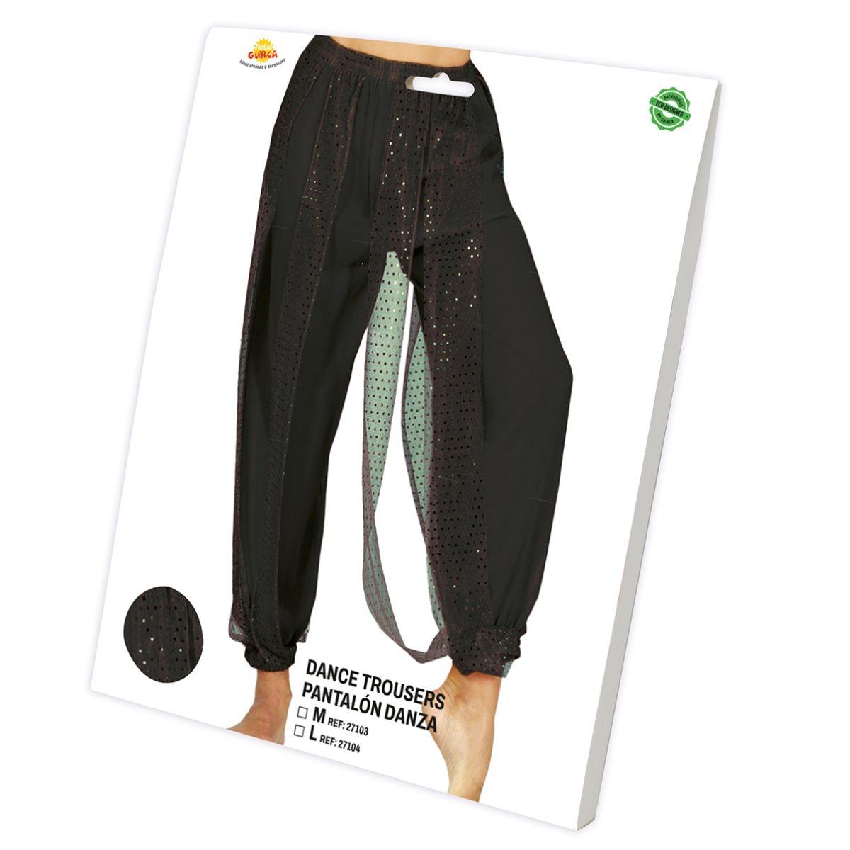 Pantalone Odalisca Danza del Ventre Nero |Donna