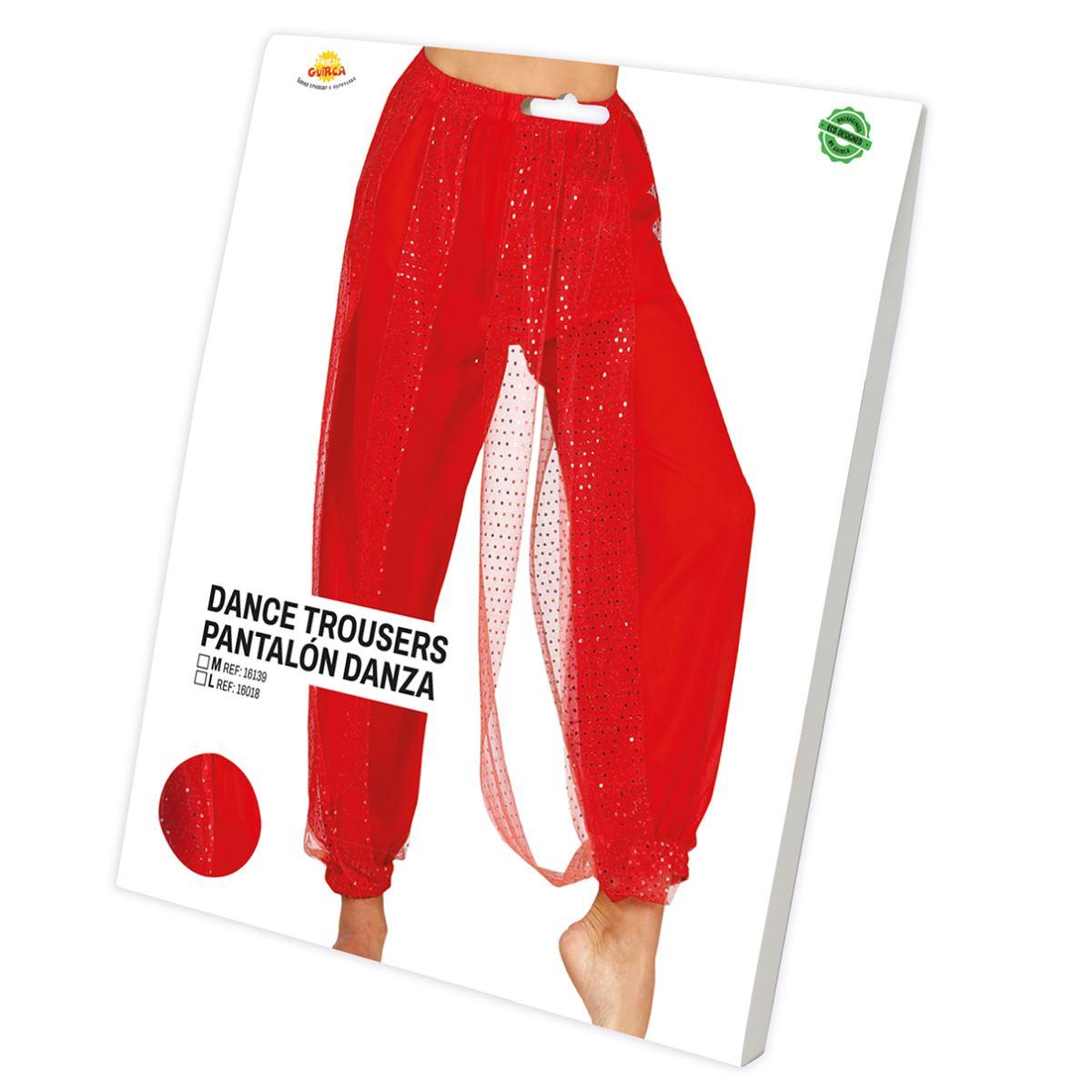 Pantalone Odalisca Danza del Ventre Rosso|Donna